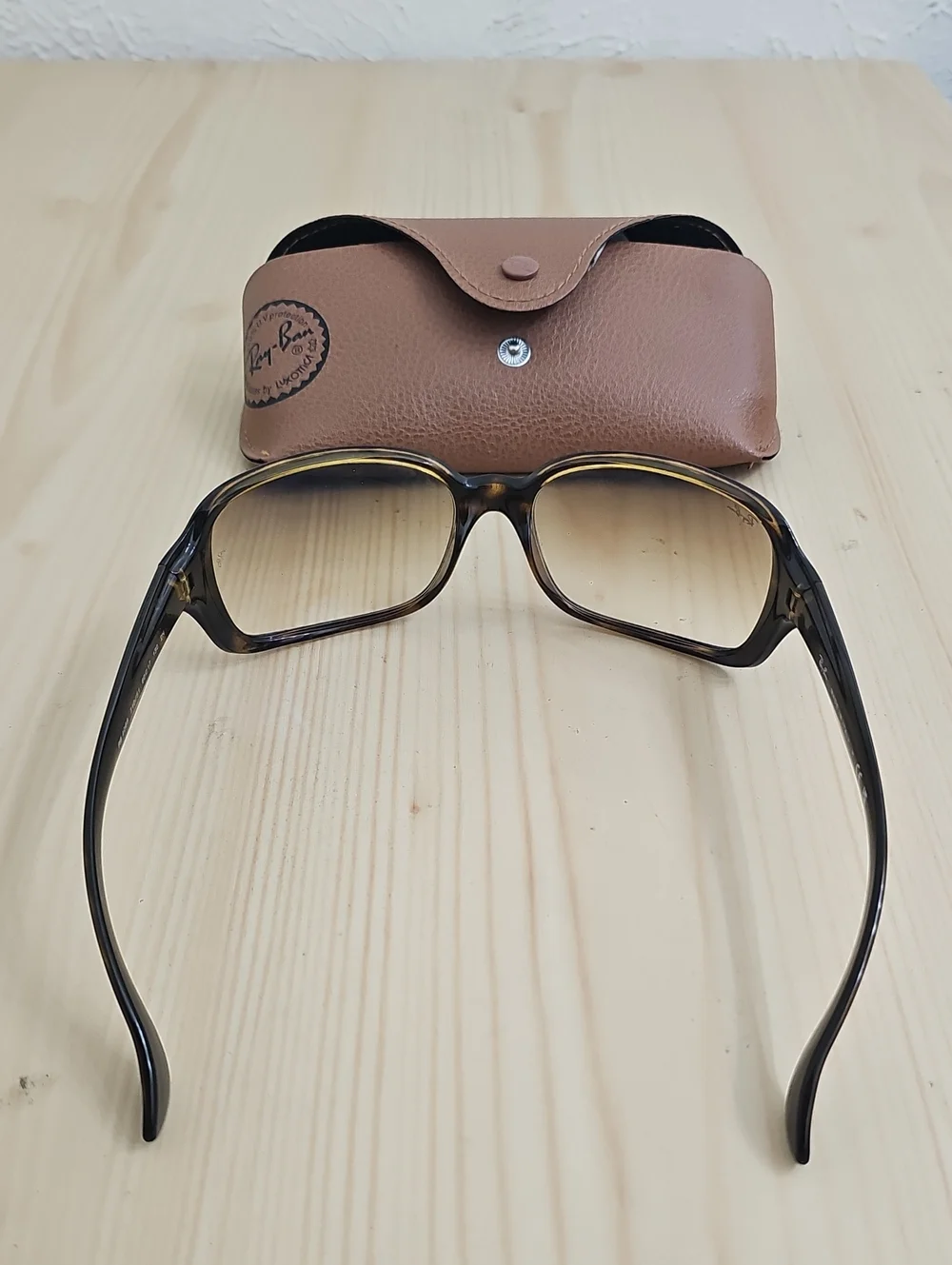 Ray-Ban Women's RB4068 Tortoise Frame Gradient Sunglasses Brown 710/51 60-17